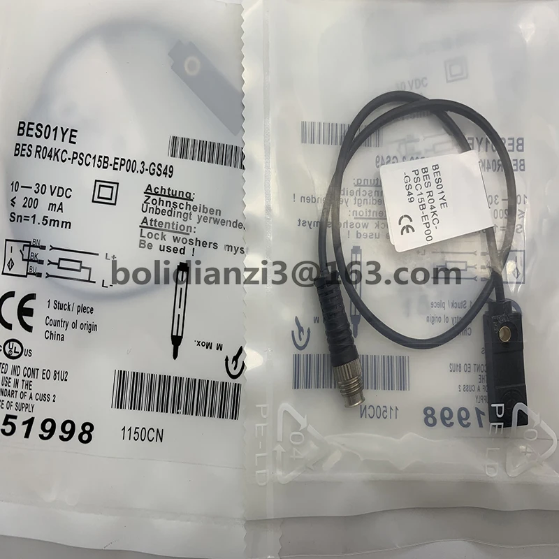 Original  proximity switch sensor BES01YE BES R04KC-PSC15B-EP00,3-GS49 One year warranty Spot goods