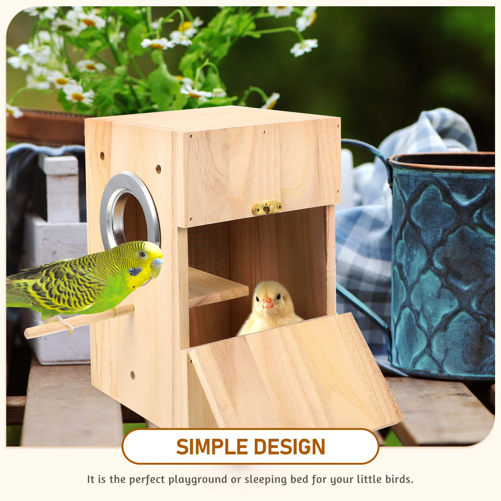 

bird breeding box bird nest wood bird case bird hatchery breeding case