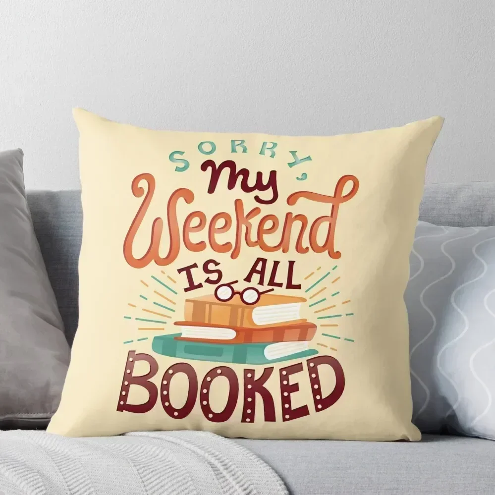 

I'm booked Throw Pillow anime girl Embroidered Cushion Cover Luxury Pillow Cover Couch Cushions pillow