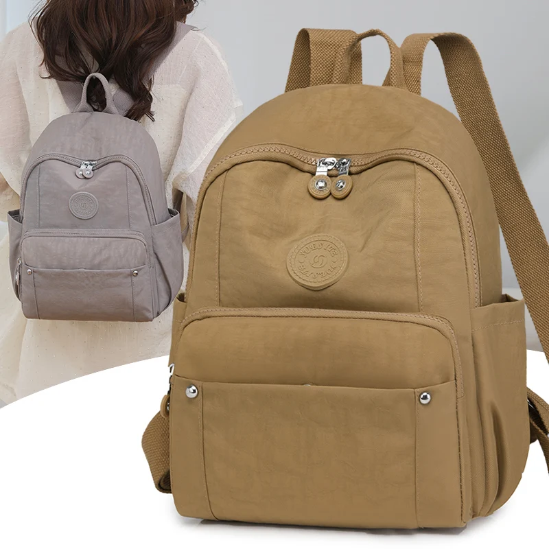 

2024 New Travel Backpacks for women Nylon Handbags Girls Shoulder Bags Female Knapsack Ladies Daypack Rucksack School Bag