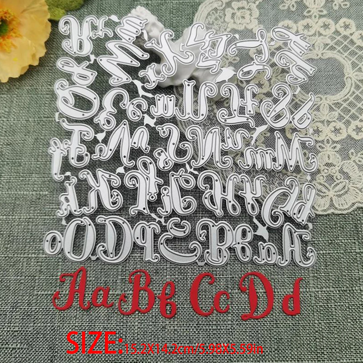 26 English letters and 0-9 Arabic numerals Knife mold Stencil Scrapbooking Embossing  Craft Cutting Dies 2024 New Arrivals