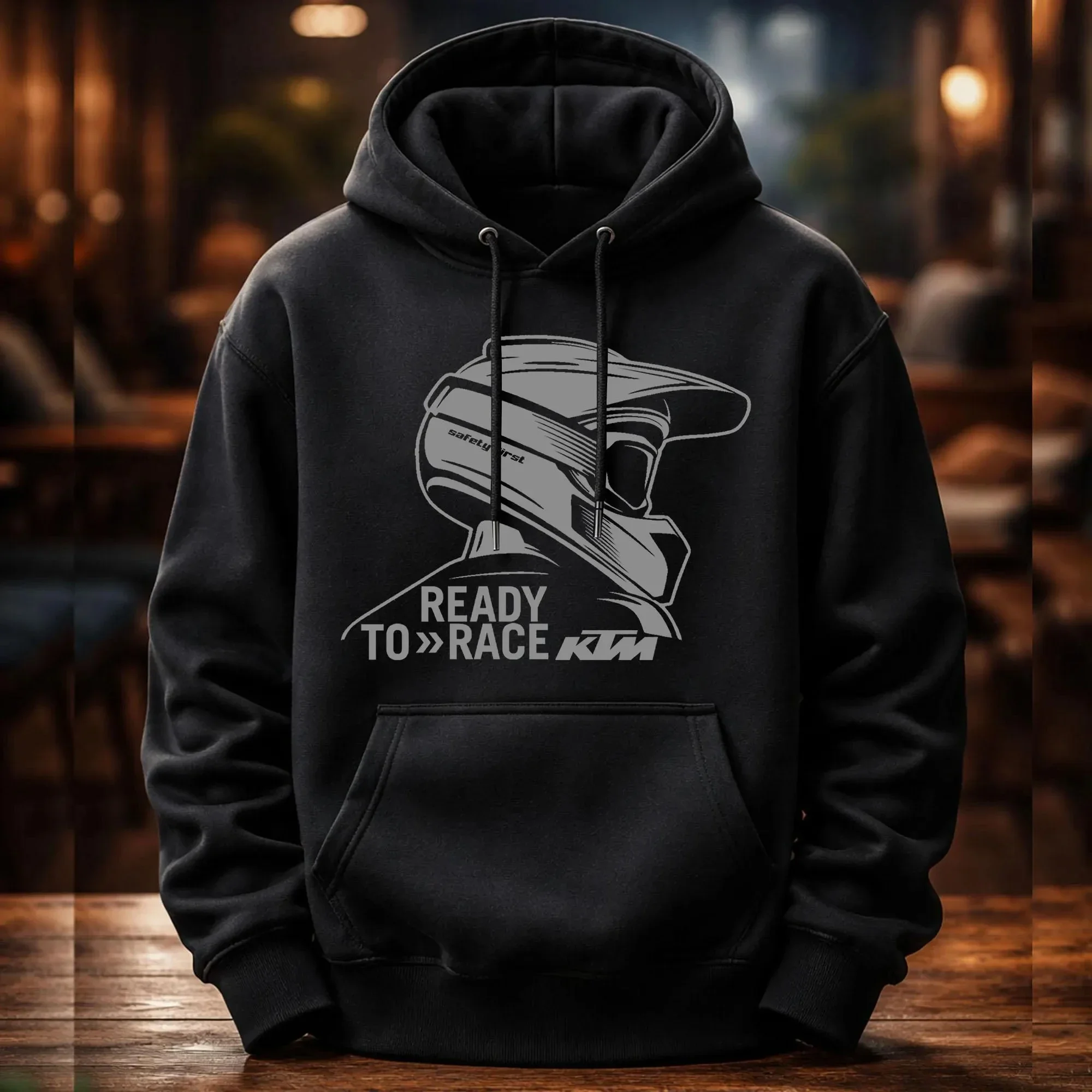 Sudadera con capucha inspirada en la edición KTM Ready to Race, sudadera para entusiastas de las motocicletas