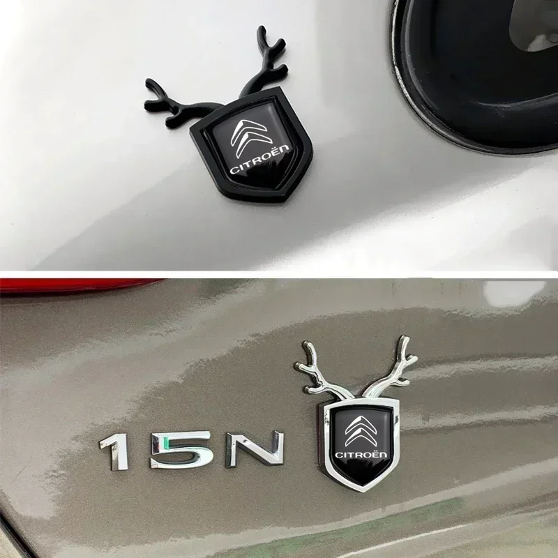 

Car Styling Deer Shape Sticker Decal For Citroen C2 C3 C4 C4l C5 Saxo Xsara Picasso DS 3 Picasso Elysee Berlingo Cactus Picasso
