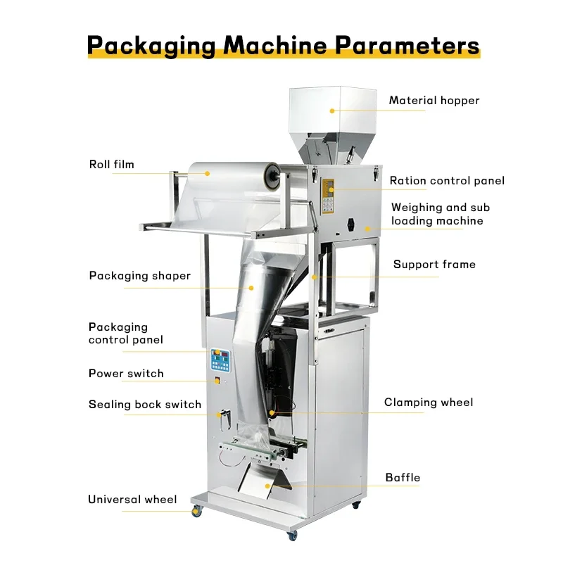 Weighing Detergent Powder Filling Packing Machine Washing Powder Soap Powder Packaging Manufacturing Processing Machine