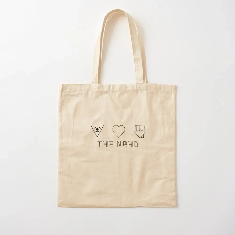 

Nbhd white Tote Bag university shopper bag Eco bag