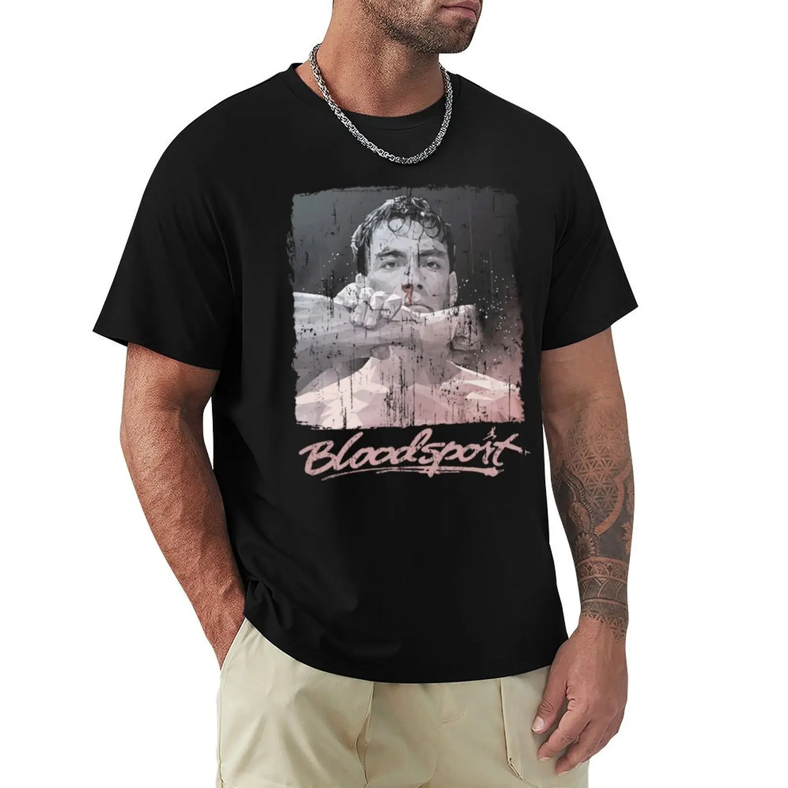 

Bloodsport T-Shirt customizeds oversized customs heavyweight t shirts for men