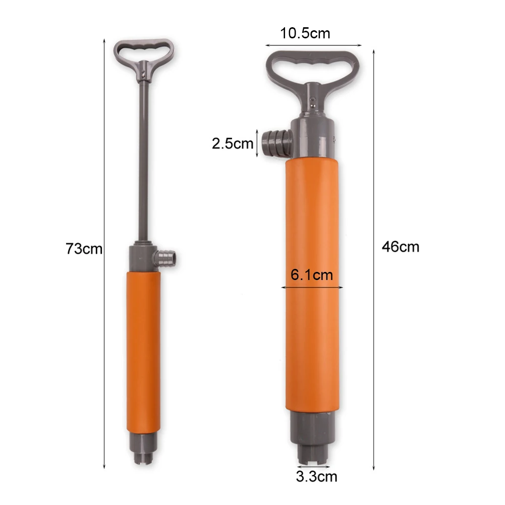 

Multipurpose Kayak Manual Pump Non-slip Canoe Floating Hand Bilge Pump Leak-proof for Survival Rescue Supplies