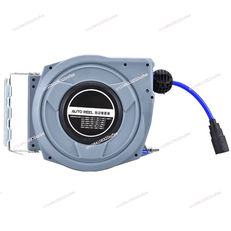 

20M Auto-Retractable PU Reinforced Air Hose Reel - High-Pressure Pneumatic Tool for Auto Repair & Beauty - Air Drum System