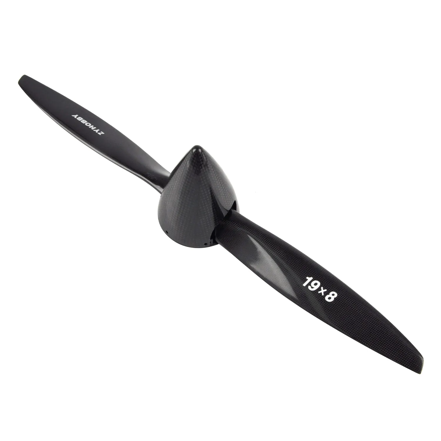 ZYHOBBY  Carbon Fiber Propeller with Drilled Spinner 2-Blade RC Plane Propeller Compatible with DLE30/DLE35RA/DLE40 Engine
