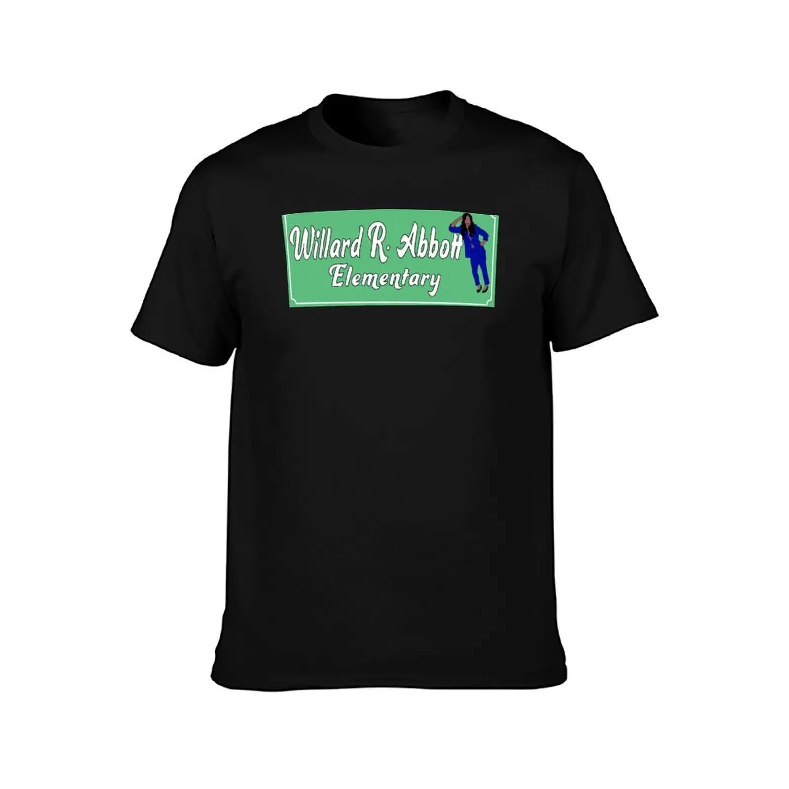 Abbott Elementary School Sign T-Shirt Soft Durable Cotton T-Shirt