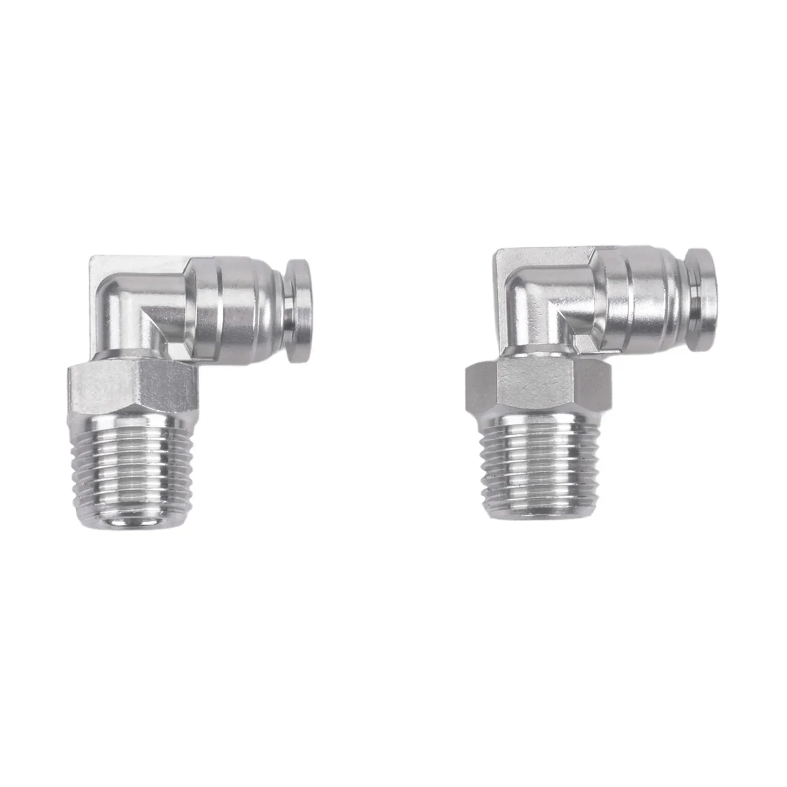 

In stock 2pcs 3E2200 Rotary Corrugated Pipe Quick Connector SS304 Tooth 1/4 Thread Three-Wheel Suspension Parts with Rubber A