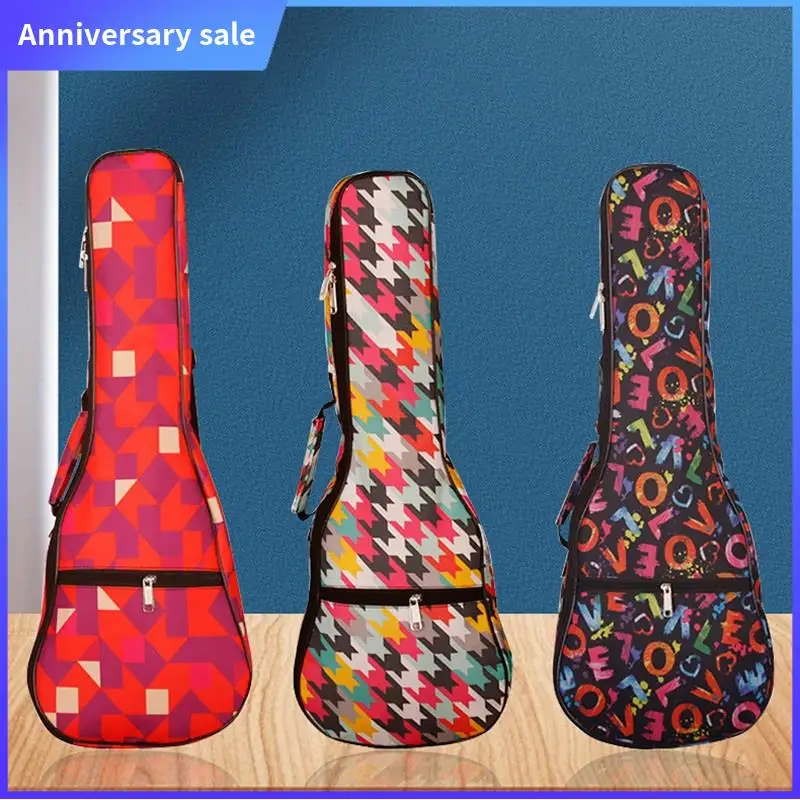 

ABWY-21 Inch Portable Ukulele Bag 10Mm Sponge Soft Case Gig Ukulele Mini Guitar Waterproof Backpack