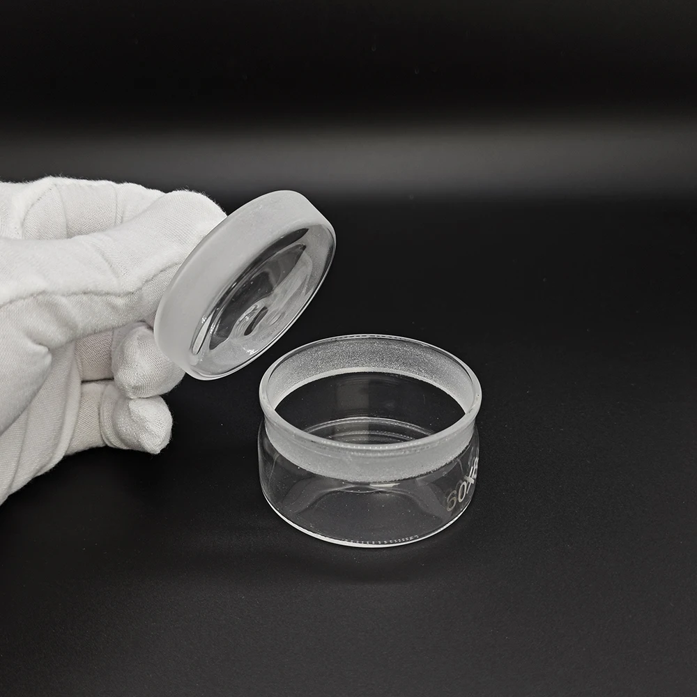 60X30mm Watch Repair Oil Storage Tank Accessories Clean Glass Cup Transparent Bottle Alcohol Cup Watchmakers Tool Component image 4