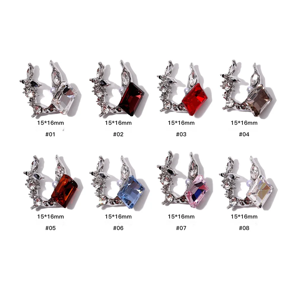 Простой и стильный прямоугольный стек для сверления Удобные и практичные аксессуары для ногтей Праздничный дизайн Удобно носить