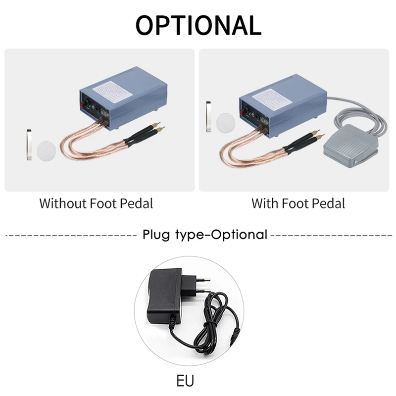 1 Set Battery Welding Machine 5000W High Power Handheld Spot Welding Machine For 18650 Battery EU Plug