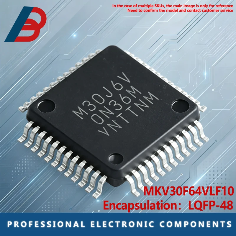 5PCS MKV30F64VLF10 silk screen M30J6V package LQFP48 ARM microcontroller chip IC
