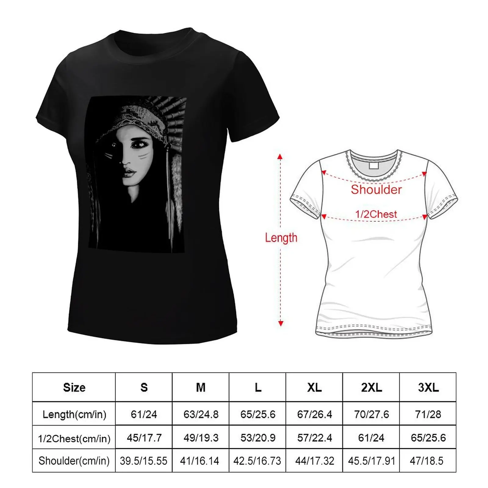 She Wolf T-Shirt summer top summer tops female Womens clothing