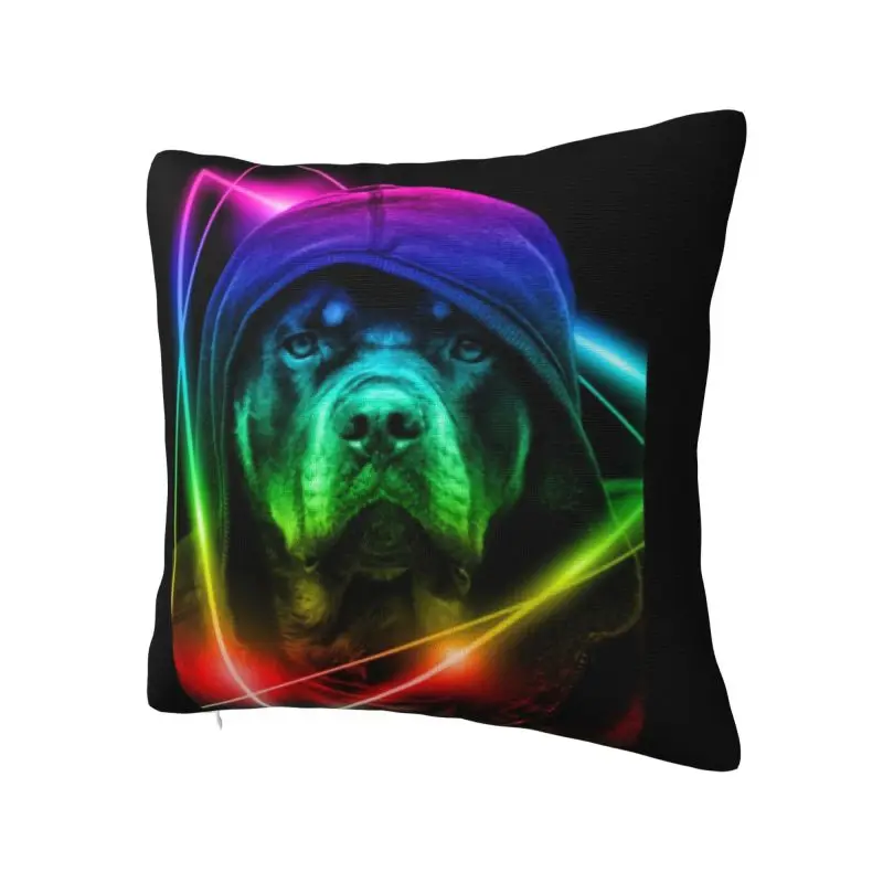 Cool Rottweiler Dog Luxury Throw Pillow Cover Bedroom Decoration Animal Puppy Cushions for Sofa