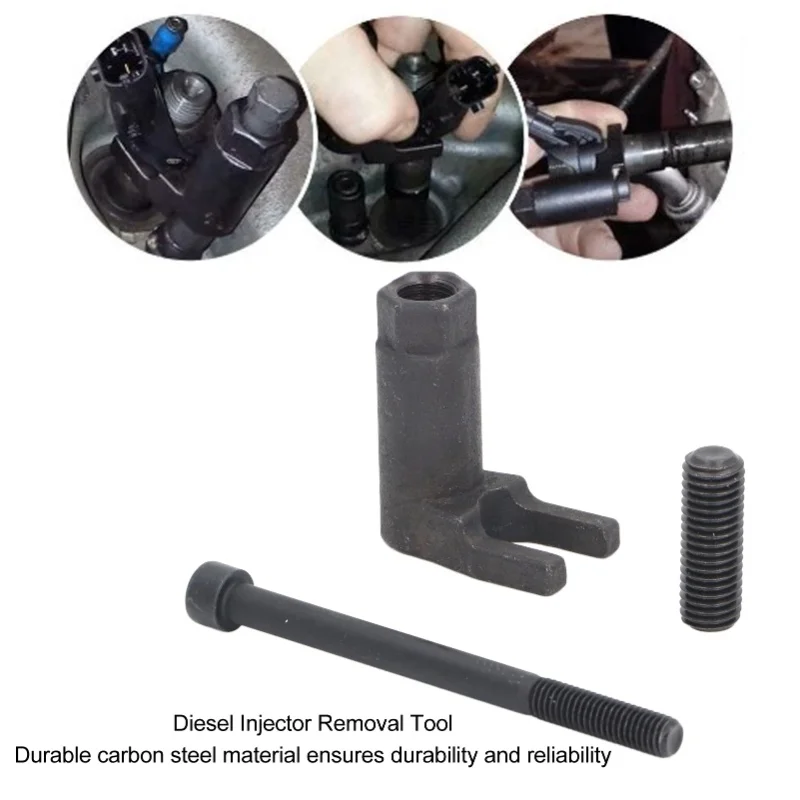 Diesel Injector Removal Tool Kit Easy Efficient Disassembly Carbon Steel Injector Puller For Fuel Injectors