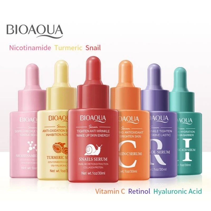 

BIOAQUA Vitamin C Retinol Hyaluronic Acid Serum Moisturizing Brightening Hydrating Firming Facial Essence Beauty Face Skin Care