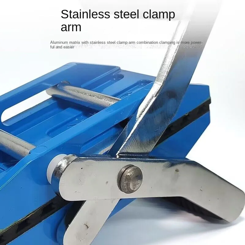 

Rubber Lined Two-Hand Stone Gripper for Handling Large Slab Fixtures Heavy Object Lift for Glass Metal Granite