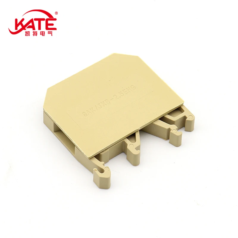 10PCS AP Terminal Cover For SAK2.5 / 4 /6 /10 /16 /35EN Electrical Connector DIN Rail Terminal Accessories Terminal Cover