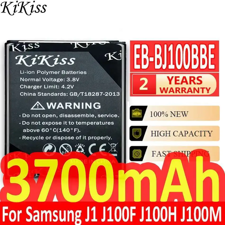

Аккумулятор мобильного телефона EB-BJ100BBE 3700 мАч для Samsung Galaxy J1 SM J100 J100F J100H J100M EB BJ100BBE