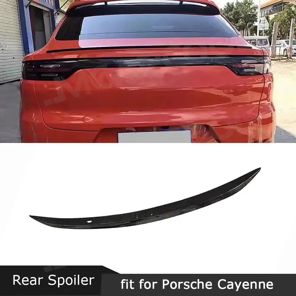 

JMCARCOOL углеродное волокно, автомобильные обвесы, задний багажник, крыло утконоса, задний средний спойлер для Porsche Cayenne Standard Sport 2022.