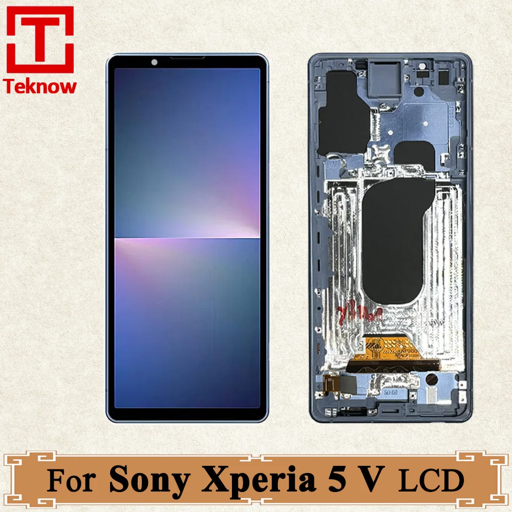 

6.1" OLED For Sony Xperia 5 V LCD Display XQ-DE54 Touch Screen Digitizer Assembly Replacement Parts For Sony X5 v LCD