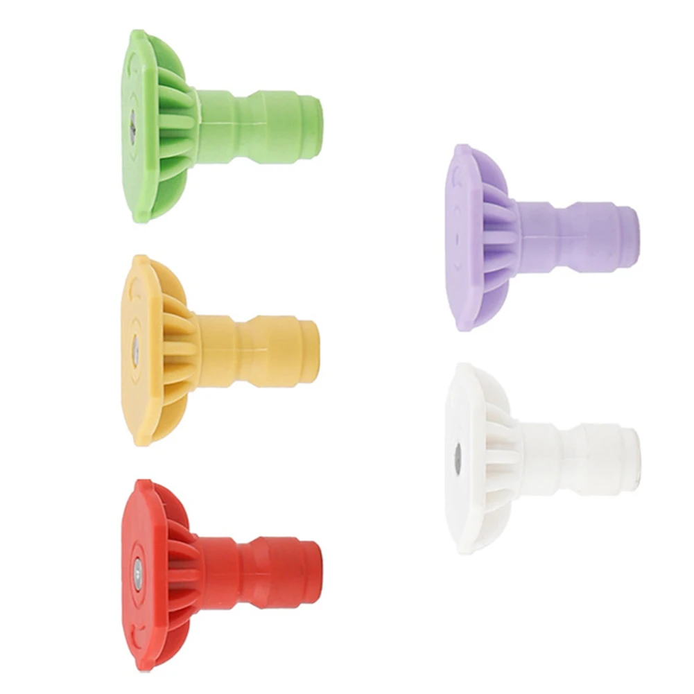 

Engineered 1/4 inch Pressure Washer Nozzle Kit 4 Pack with Precision Holes and Quick Connect Base for Seamless Tool Integration