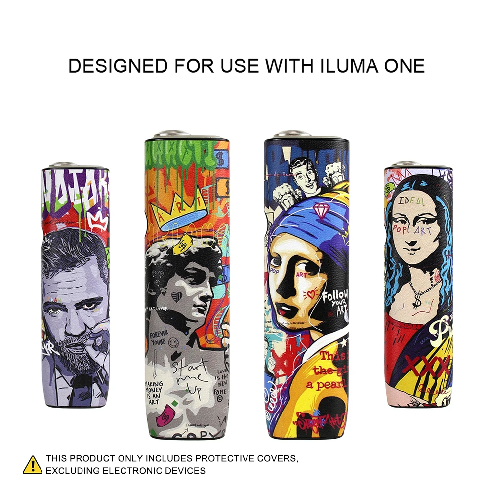 La funda protectora de cuero PU es adecuada para ILUMA ONE y es un accesorio protector de estilo artístico para cigarrillos electrónicos.