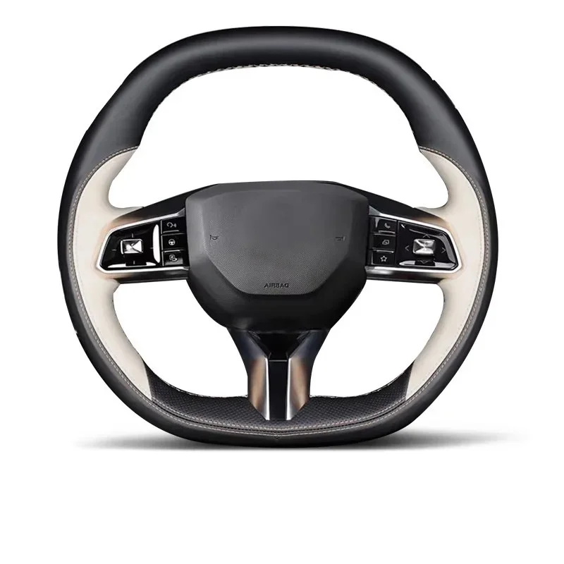 

Double D Micro Fiber Leather for Morris Garages MG7 MG4 MG5 ONE Hand Sewing Car Steering Wheel Cover Interior Car Accessories