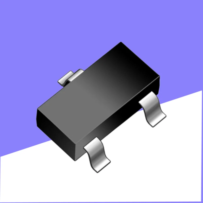 (10 pcs) Brand New / Original TP0610K-T1-GE3 Surface-Mount SOT23 P-Channel Field-Effect Transistor (FET) with “6KR” Silkscreen M