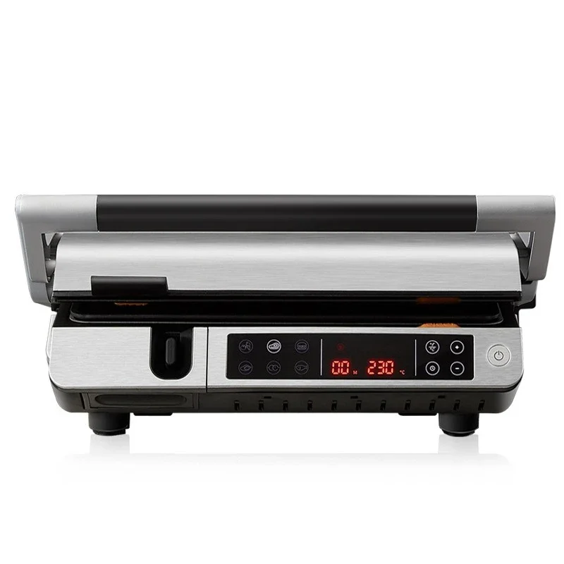 OEMSteak machine commercial professional automatic frying steak machine electric barbecue plate stove no oil fume