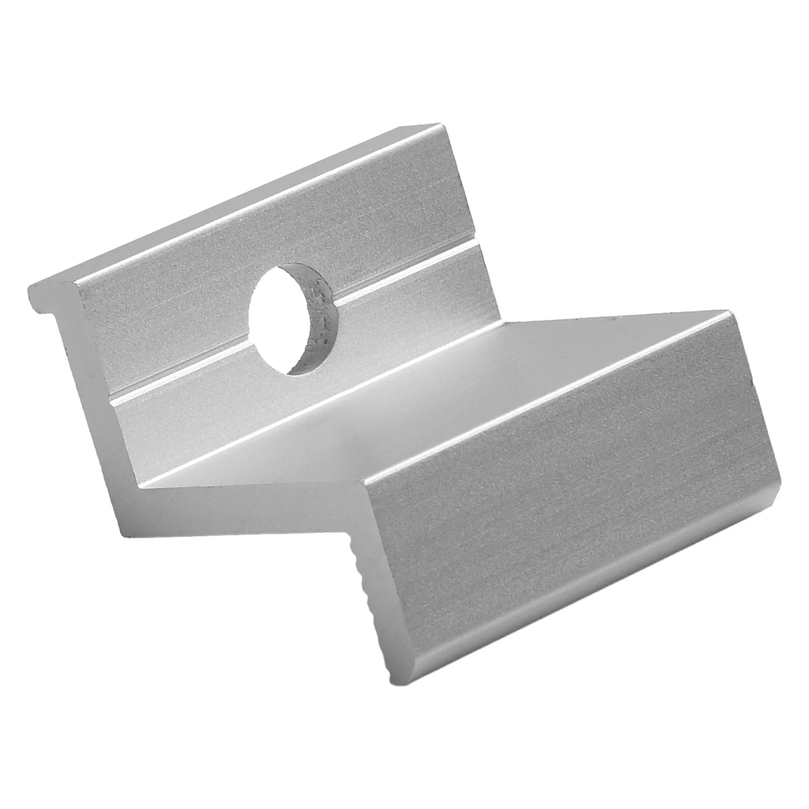 10Pcs Solar Photovoltaic Brackets Aluminum-Alloy Clamp For Solar Module Solar Panel Racking Mounts Accessories PV End Clamps