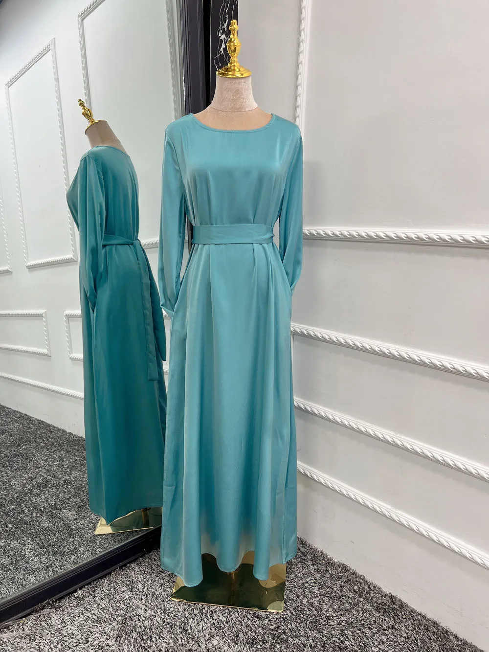 Dubai Abaya-Vestido Hijab musulmán para mujer, caftán islámico, Maxi vestidos africanos, bata De muslman De moda, 2023