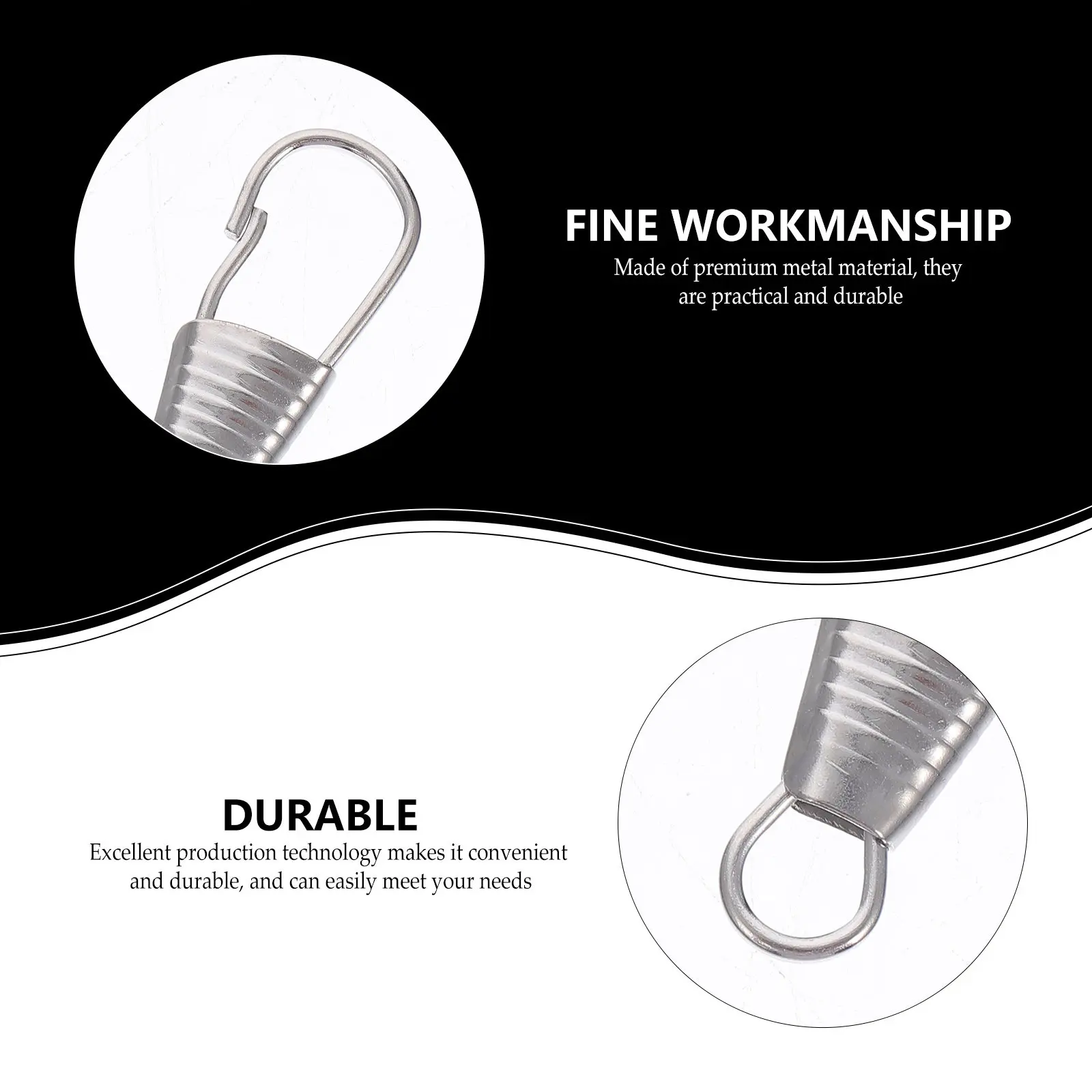 10Pcs Detachable Zipper Pulls Handle Repair Kit Fine Workmanship for Backpack Suitcase Zipper Pulls Replacement