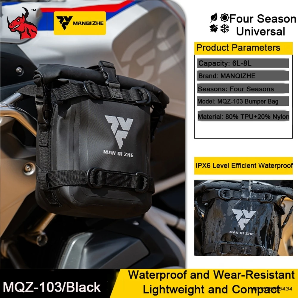

Motorcycle Frame Crash Bars Waterproof Bag Motorcycle Crash Bar Bag Motorbike Touring Side Backpack Adventure Moto Saddlebags