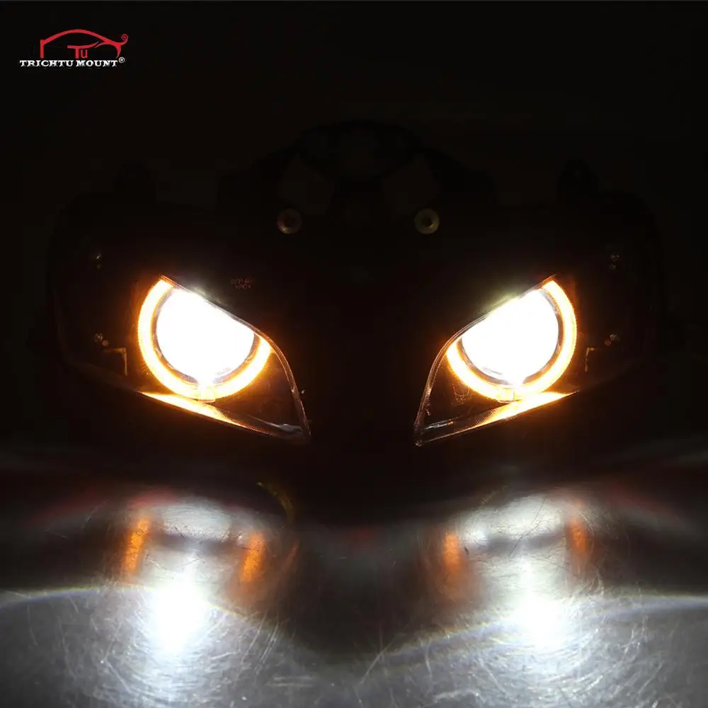 For Honda CBR600RR 2003 CBR 600RR 2004 CBR 600 RR 2005 2006  Motorcycle Front Headlinght Assembly Motor LED Head Light Lamp