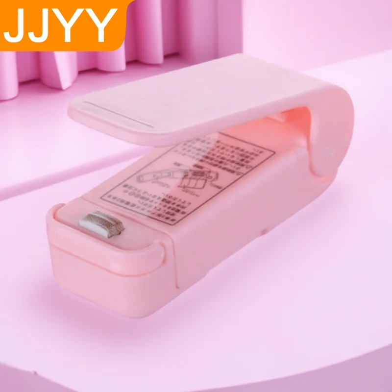 

Portable Mini Heat Sealing Machine for Food Plastic Bags Hand Press Operation Household Kitchen Tool Snack Sealer Clips