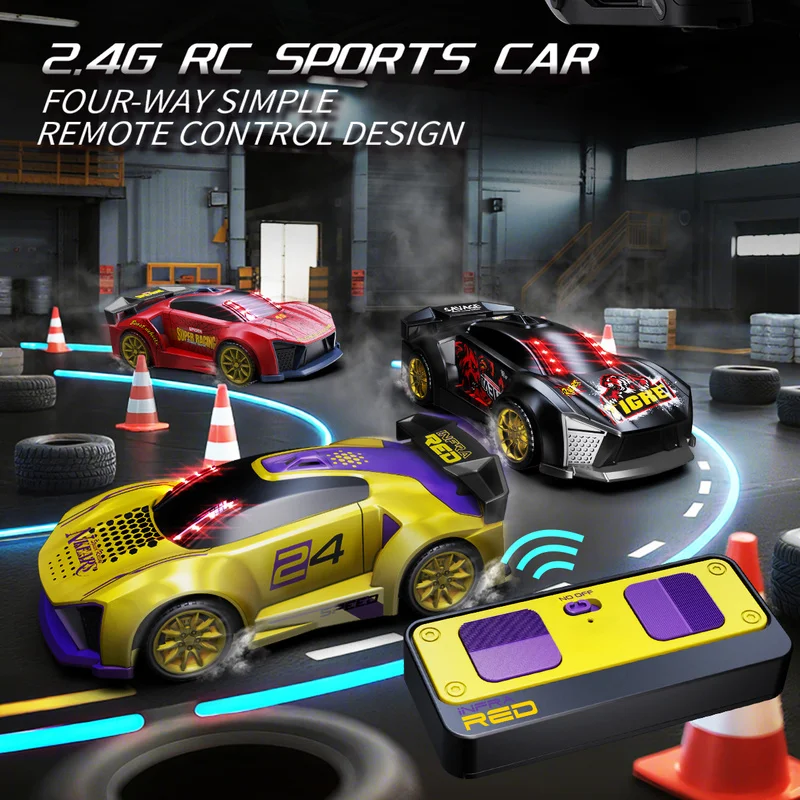 2026 New In Stock 2.4G Infrared Gun Shooting Remote Control Car - Gun Car Interactive Set toy car with lighting and sound effect