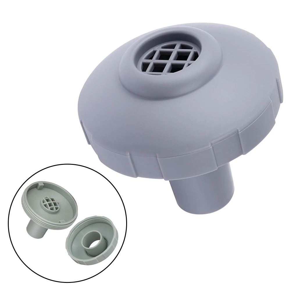 For Intex Compatible 32mm Pool Accessory Set Plastic Hose Connections for Water Revitalization Salt Resistant Gray 6 Pieces