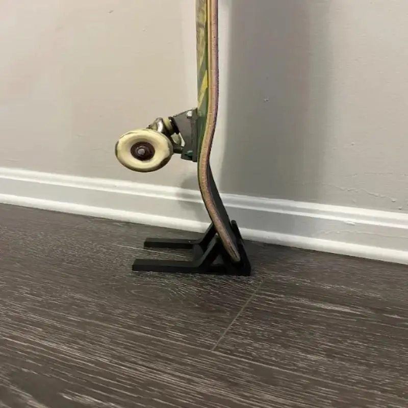 1Pcs Suitable For Indoor Storage And Outdoor Skateboard Park Organization 3D Printed Vertical Fixed Skateboard Storage Base