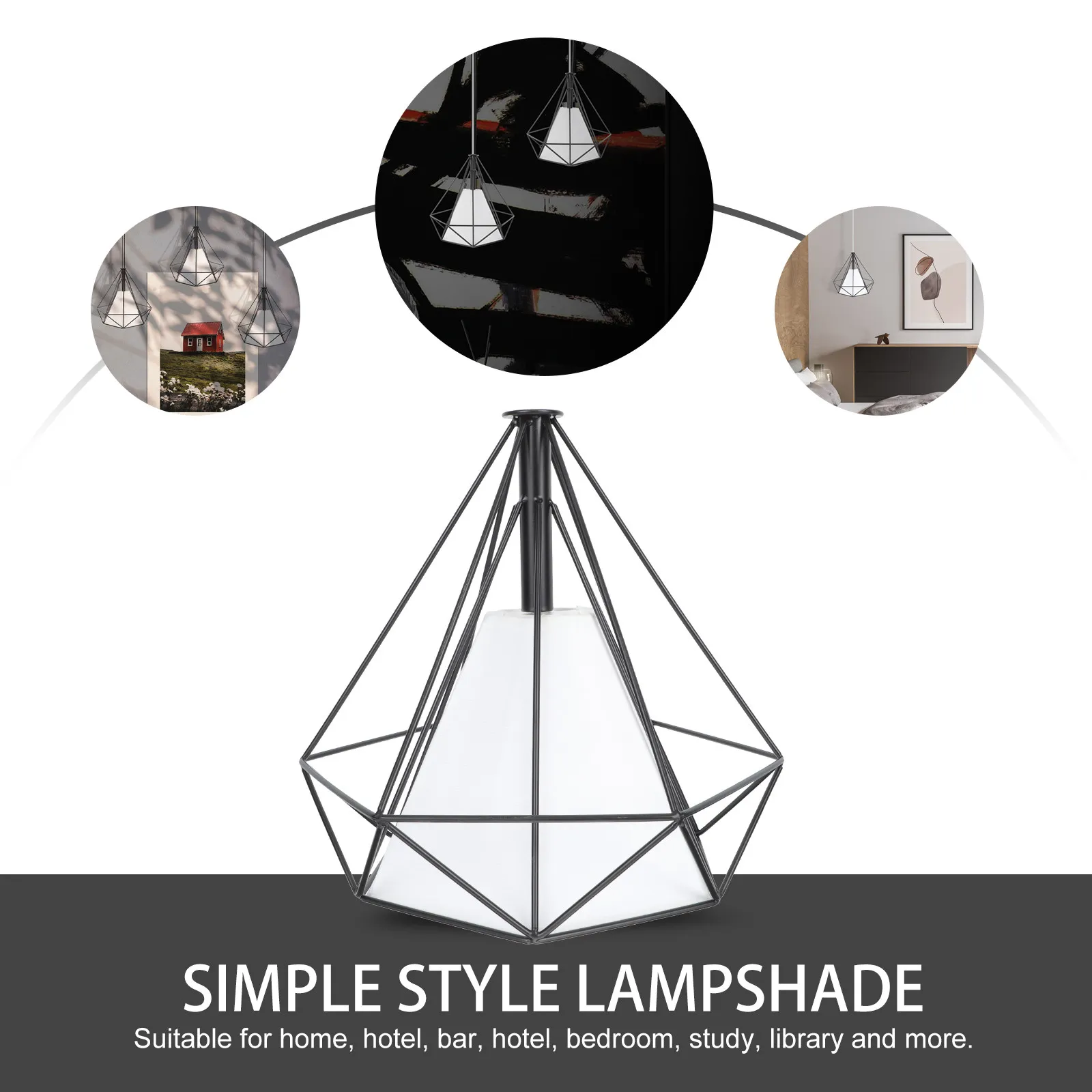 Iron Retro Lamp Shade Exquisite Vintage Pendant Light Cover Warm Atmosphere Decor for Hotel Study Living Room Chic Lamp Shade