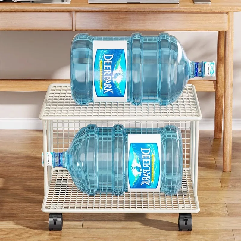 Double-Layer Desktop Storage Rack Multifunctional Office Copier Shelf Small Printer Racks for Host