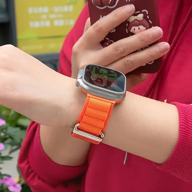 حلقة ألبين لساعة أبل ، سوار لساعة أيواتش ألترا سلسلة 10 ، 9 ، 8 ، 7 ، سي ، 6 ، 5 ، 4 ، 49 ، حزام 44 ، 45 ، 40 ، 41 ، 42 ، 46