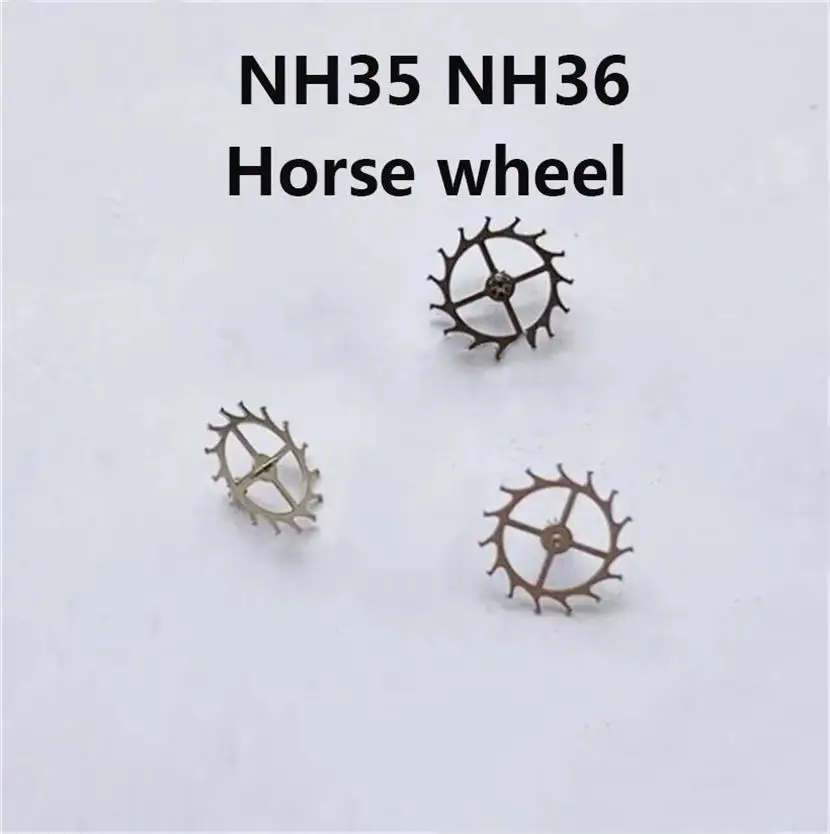 

Suitable For NH36 NH35 Horse Wheel Movement Accessories Watch Repair Parts NH36 NH35 Escapement Wheel Lotus Wheel Parts