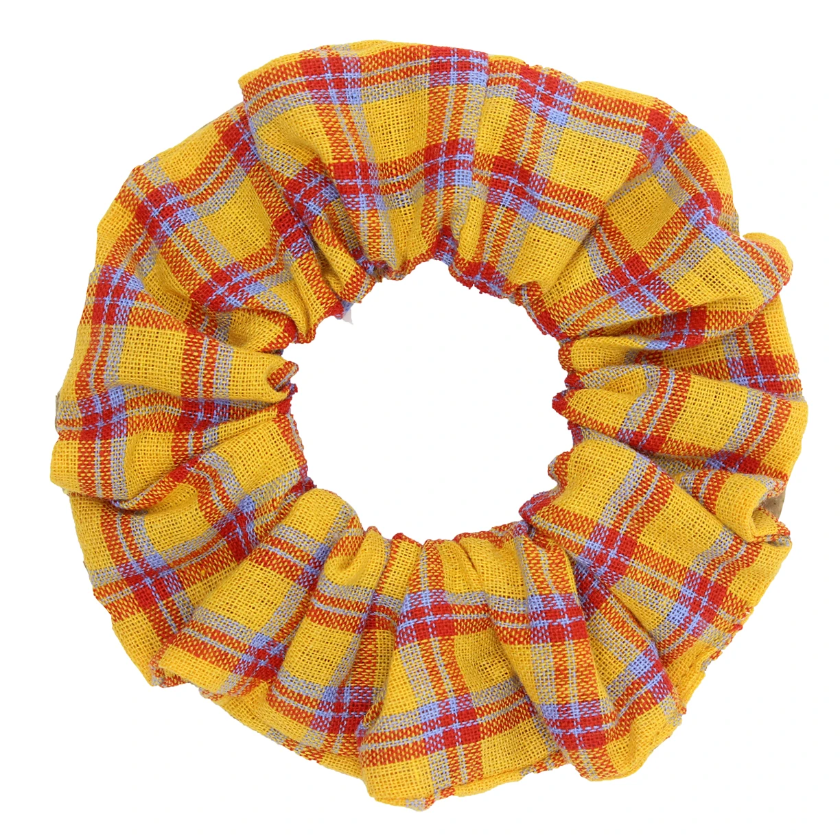 6/1pcs Hair Scrunchies Elastic Band For Women Girls Holder Rubber Accessories Velvet Chiffon Plaid Solid Color Black Hair holder