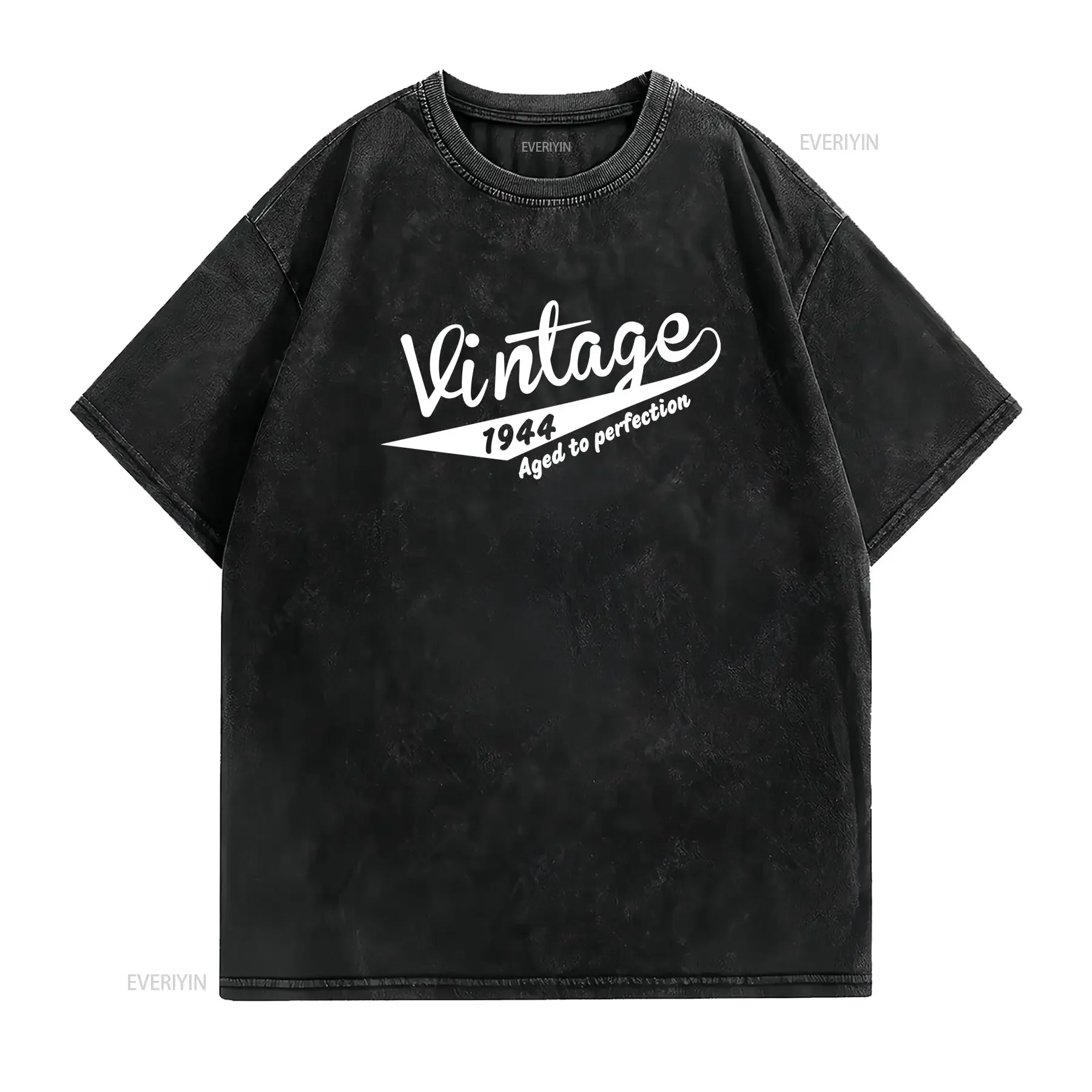 79th Birthday s Presents Year 1944 Mens Ringer Vintage Retro T Shirt Aged To vintage Washed Comfortable homme Unisex Soft