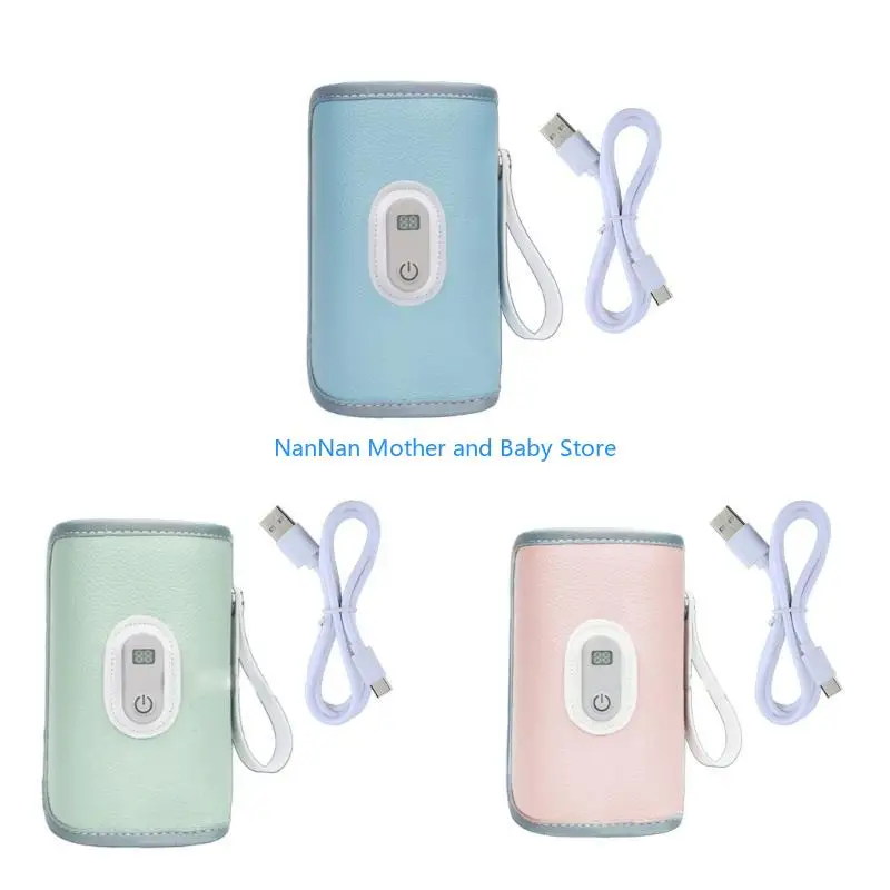 USB-зарядка, нагреватель для бутылочки для кормления, нагревательный рукав, подогреватель молока, 5-ступенчатая регулировка